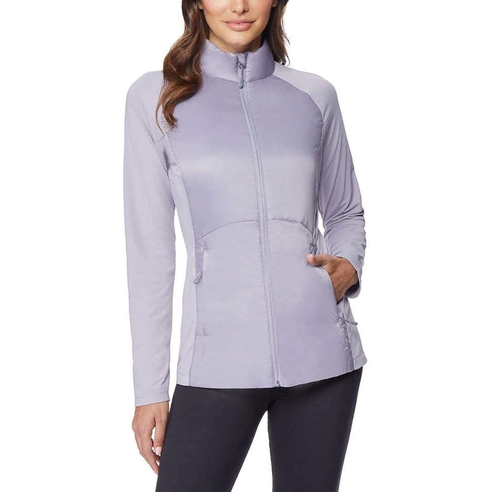 32 Degrees Women's Cool Lightweight Lavender Stretchy Jacket LARGE